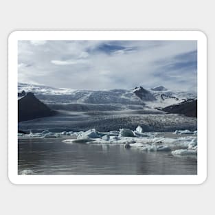 Glacier Lagoon in Jökulsárlón Iceland Sticker